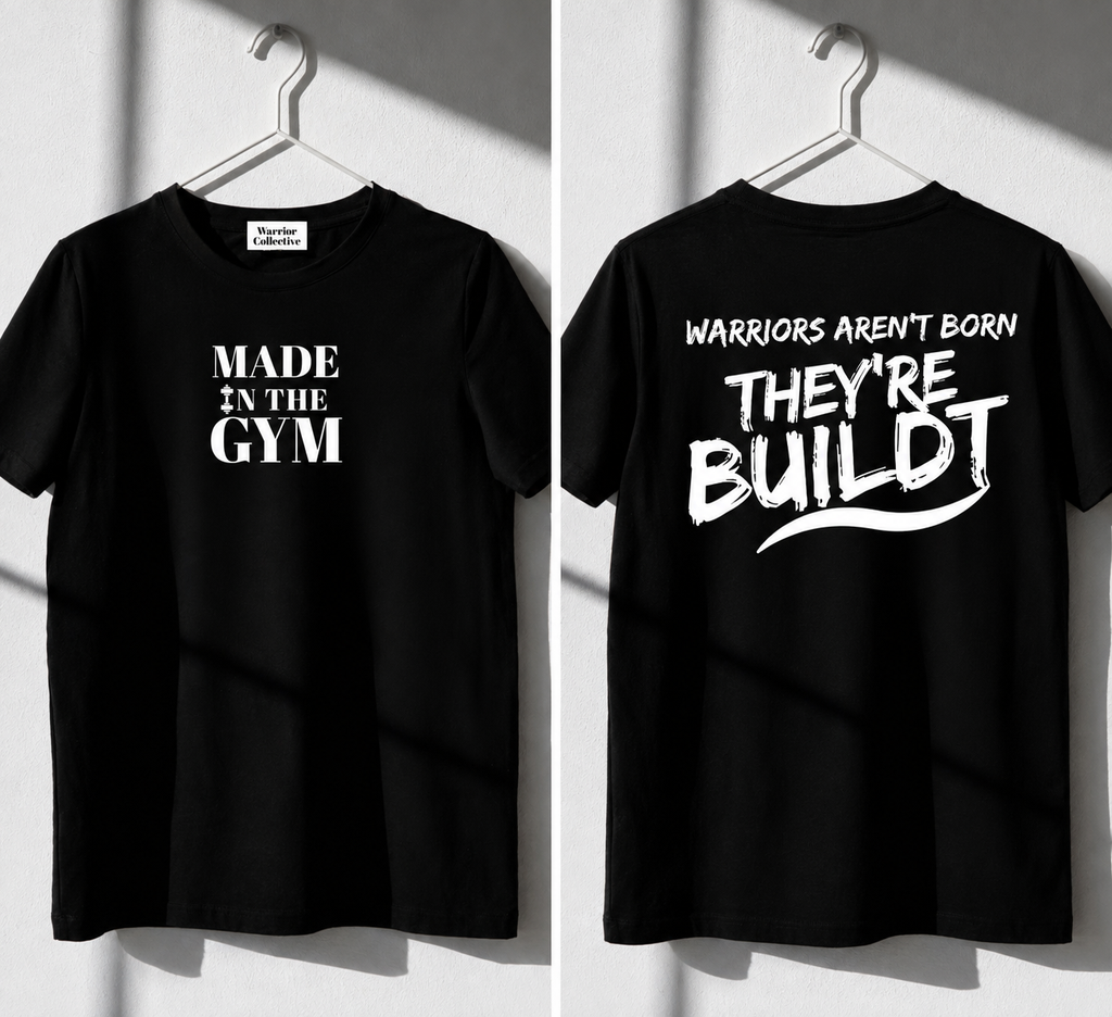 Tricou GYM BUILDT Negru Oversized Barbati