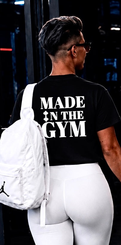 Tricou GYM WAR Negru Oversized Femei
