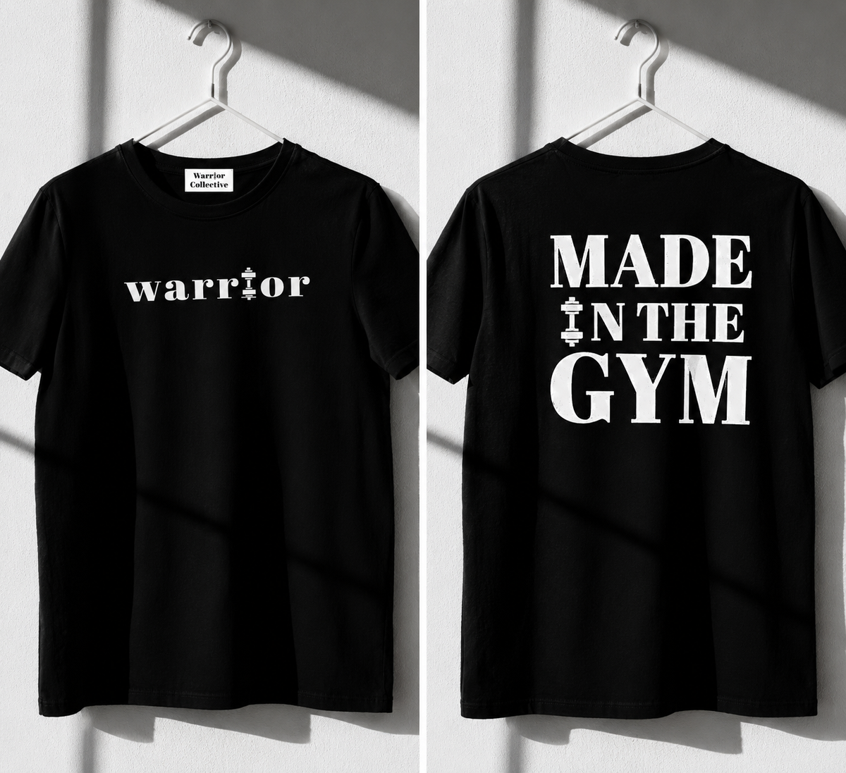 Tricou GYM WARRIOR Negru Oversized Barbati
