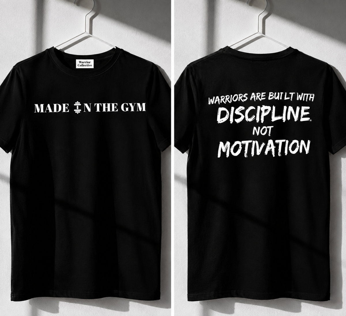 Tricou POWER GYM WARRIOR Negru Oversized Barbati