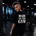 Tricou MADE IN THE GYM Negru Oversized Femei