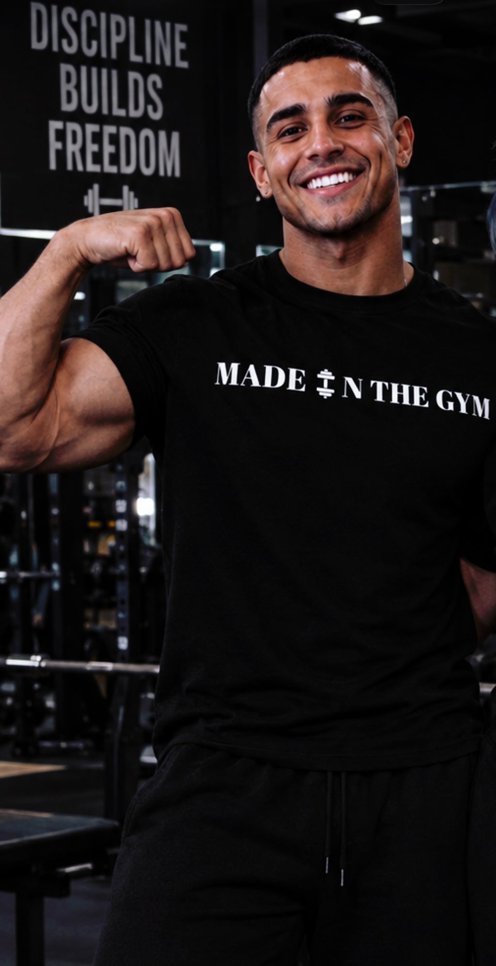 Tricou POWER GYM WARRIOR Negru Oversized Barbati